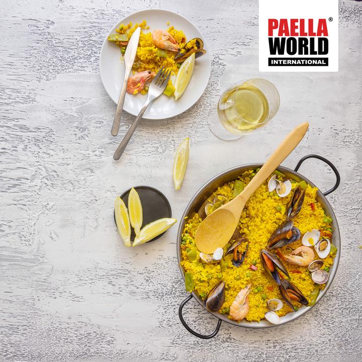 Actual product image All'Grill Paella pan polished steel Ø 70 cm (70 cm, Paella pan, Steel)