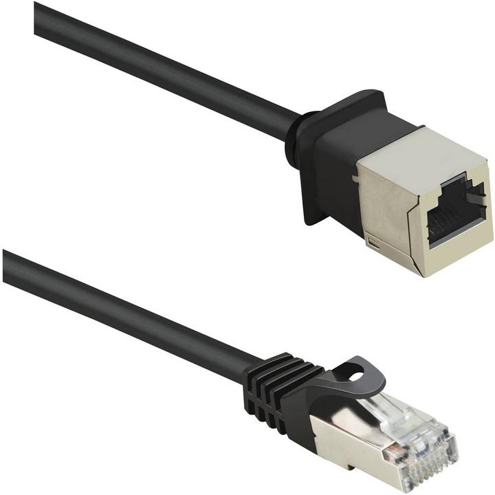 Immagine prodotto Renkforce Cavo di prolunga di rete CAT5e F/UTP da 1 m (F/UTP, CAT5e, 1 m)