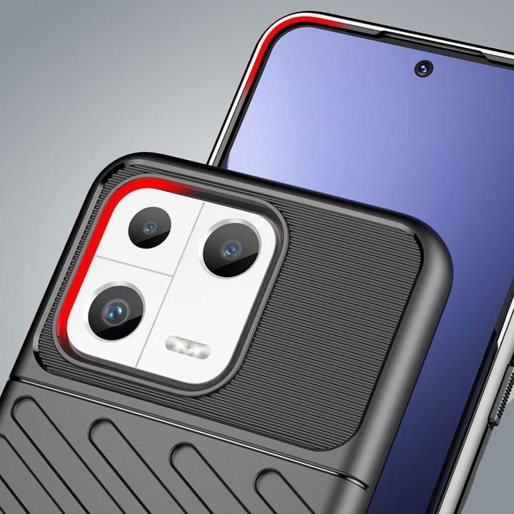 Produktbild Hurtel Thunder Case Hülle für Xiaomi 13 Silikon Armor Case schwarz (Xiaomi 13)