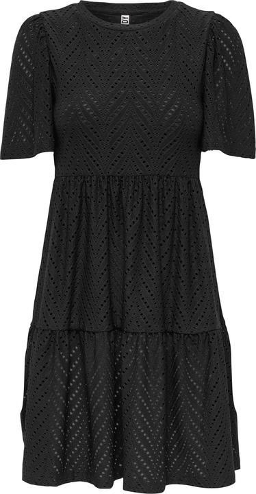 JdY Broderie Anglaise Kleid mit kurzen Ärmeln Kleid