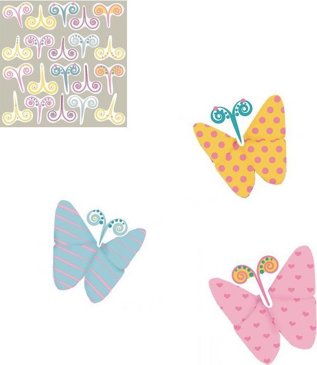 Immagine prodotto Fridolin Carta pieghevole Origami Farfalla 15x15