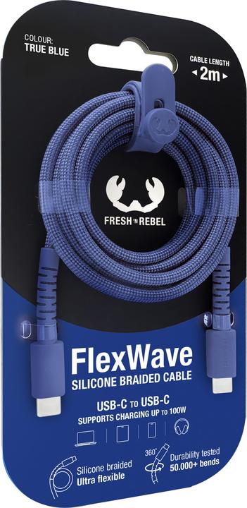 Image du produit Fresh'N Rebel Fresh 'n Rebel USB-C to USB-C True Blue (2 m)