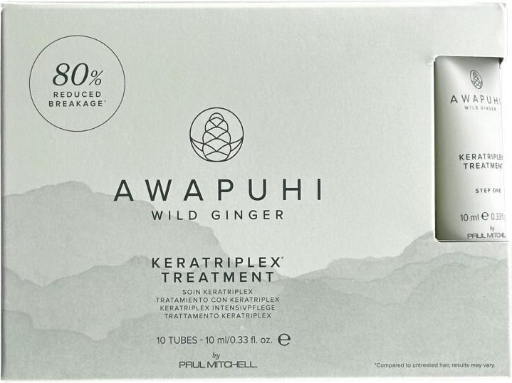 Paul Mitchell - Keratin treatment for damaged hair Awapuhi Wild Ginger (Keratriplex Treatment) 10 x (10 ml)