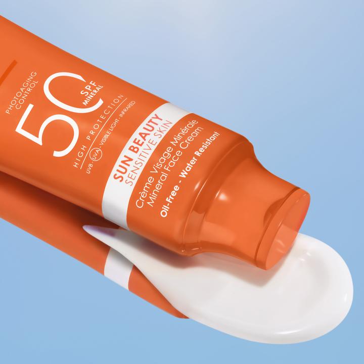 Produktbild Lancaster Sun Beauty Mineral Face Crème Sun Protection Factor 50 (Sonnencreme Gesicht, SPF 50, 50 ml)