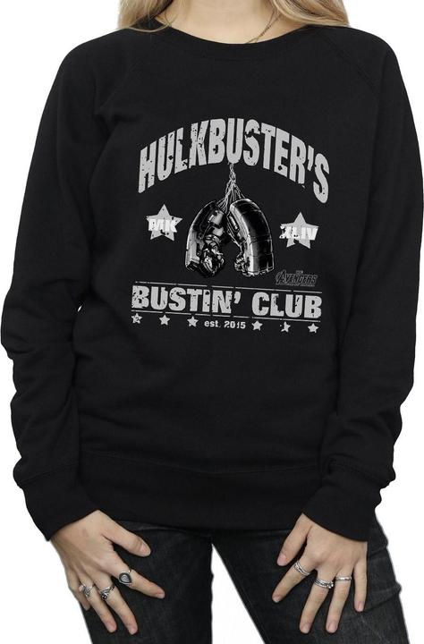 Actual product image Womens/Ladies Iron Man Hulkbuster's Bustin' Club Sweatshirt (S)