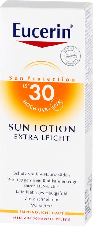 Image du produit Eucerin SUN Sensitive Protect (Lotion solaire, SPF 30, 150 ml, 196 g)