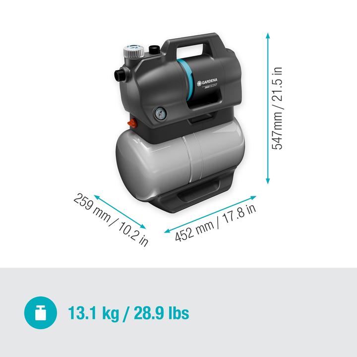 Image du produit Gardena Station d'épuration domestique 3800 Silent CH E1 (Pompe à eau domestique)