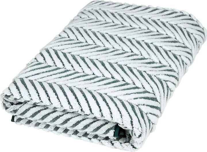Actual product image Ross Uni towels Sensual Skin 9002 Plait pattern with coloured base chain (75 x 140 cm)