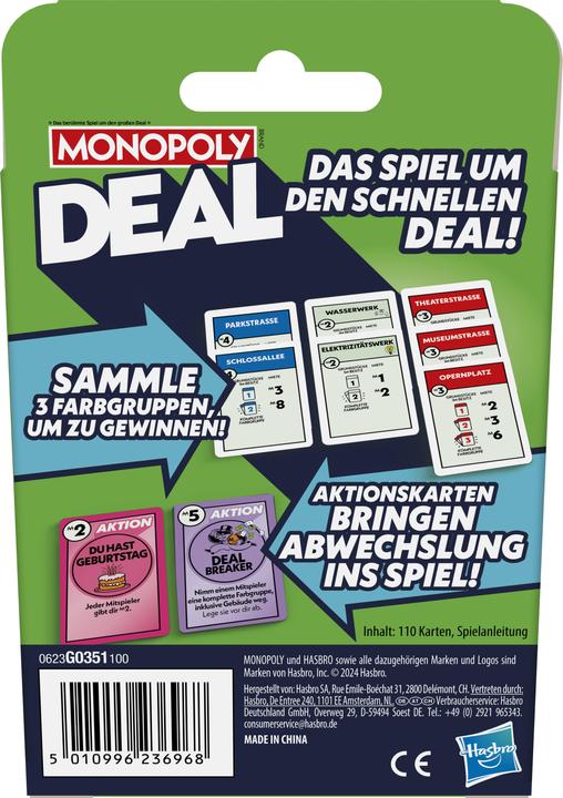 Produktbild Monopoly Deal Refresh (Deutsch)