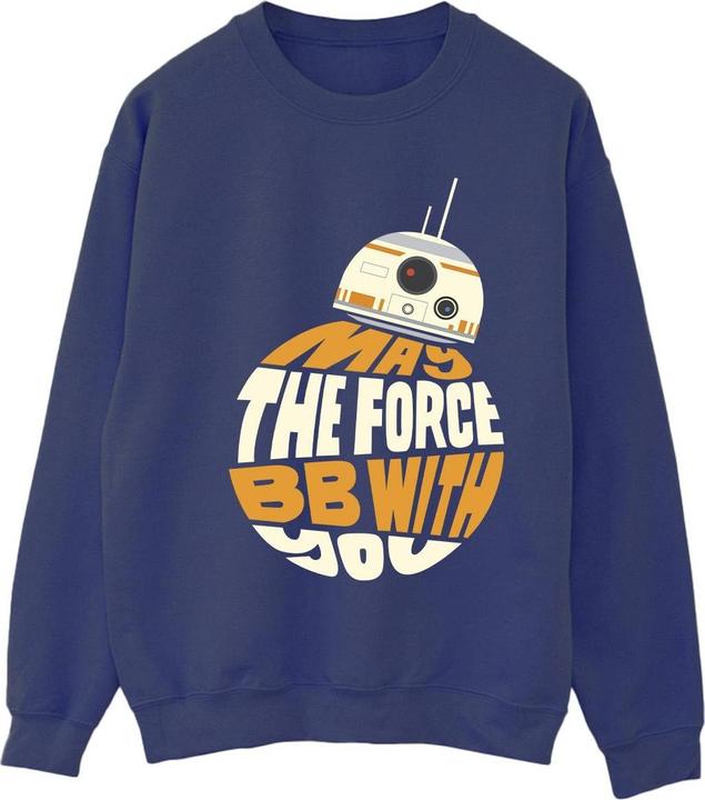 Actual product image Star Wars Womens/Ladies May The Force BB8 Sweatshirt (S)