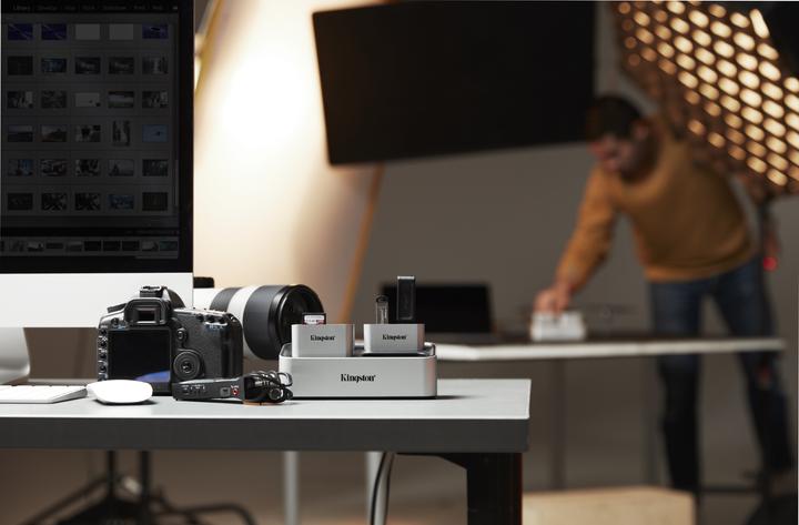 Productafbeelding Kingston Kaartlezer USB-C 3.2 Gen2 Dual-Slot SD UHS-II detailhandel (USB 3.2 Gen 2)