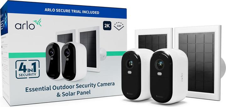 Image du produit Arlo Essential 2K Outdoor Camera (2560 x 1440 Pixels)