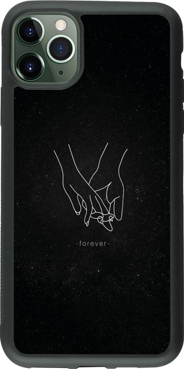 Immagine prodotto PhoneLook Cover in silicone nero San Valentino 2023 mani per sempre (Apple iPhone 11 Pro Max)
