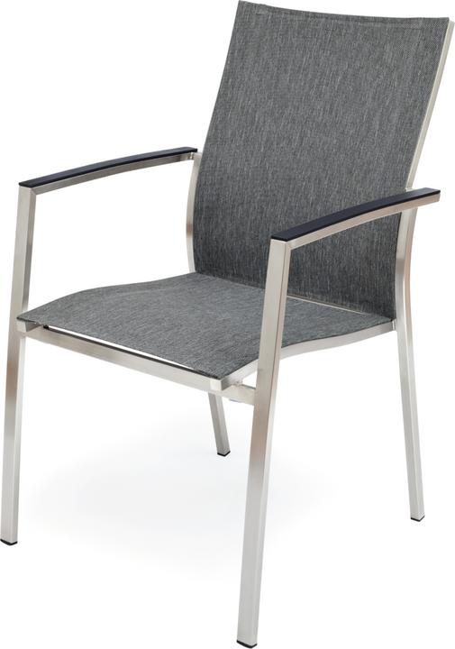 Edelstahl geschliffen, Aluminium anthrazit