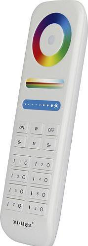 Milight Telecomando a 8 zone RGB+KW/WW (RGBCCT) con staffa a muro inclusa