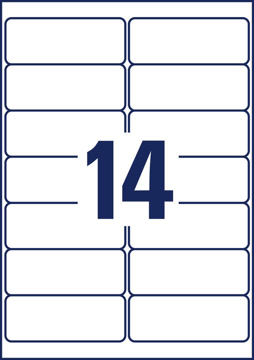 Actual product image Avery Address labels