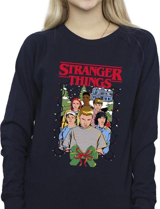Produktbild Netflix Stranger Things Christmas Poster Sweatshirt (XXL)