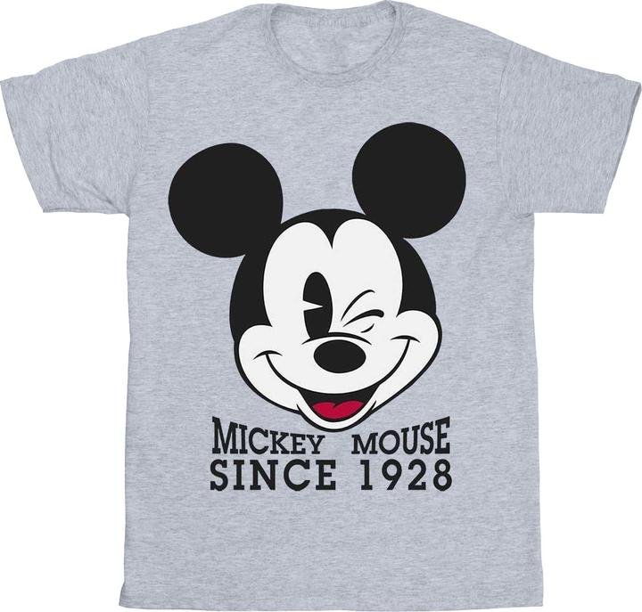 Actual product image Disney Girls Mickey Mouse Since 1928 Cotton T-Shirt (116)