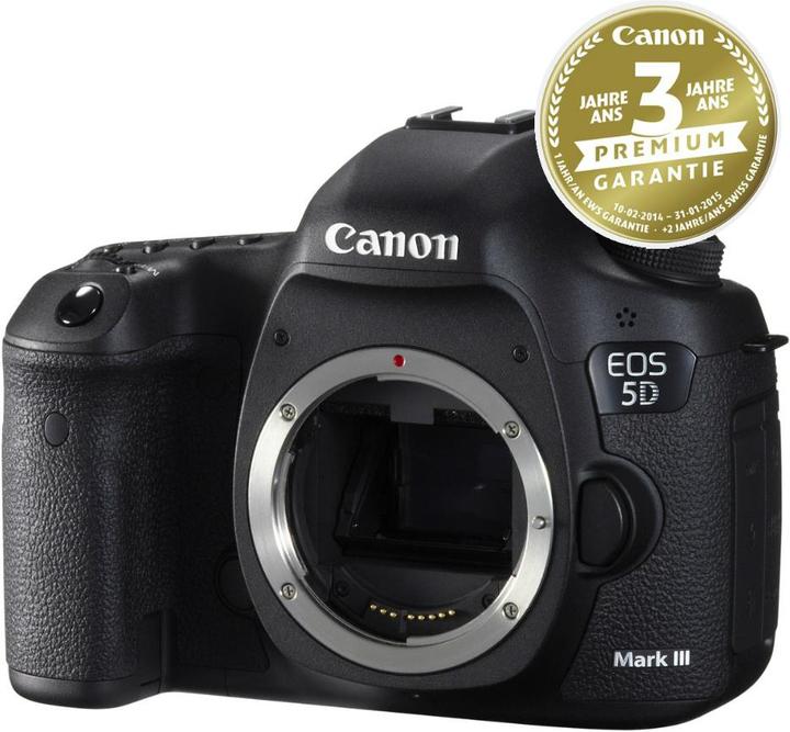 Actual product image Canon EOS 5D Mark III Body, 3-year premium warranty (22.30 Mpx, Full frame)