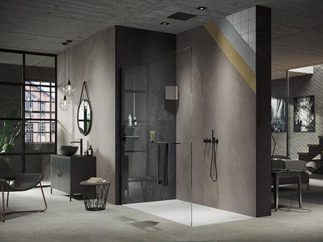 Actual product image Hüppe EasyStyle wall cladding 100x255cm (266 cm, 111 cm, 4 cm)
