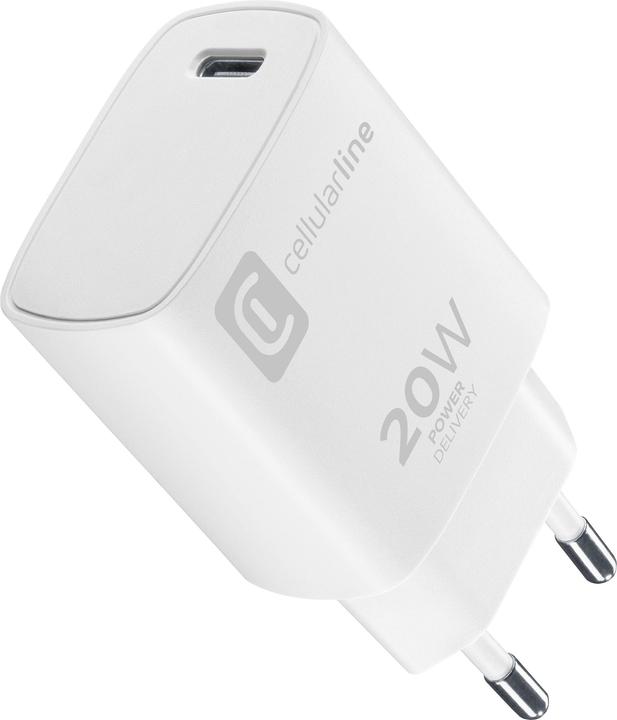 Cellularline Travel charger 20W USB Type-C ACHIPHUSBCPD20SMLW Micropack for Apple (20 W)