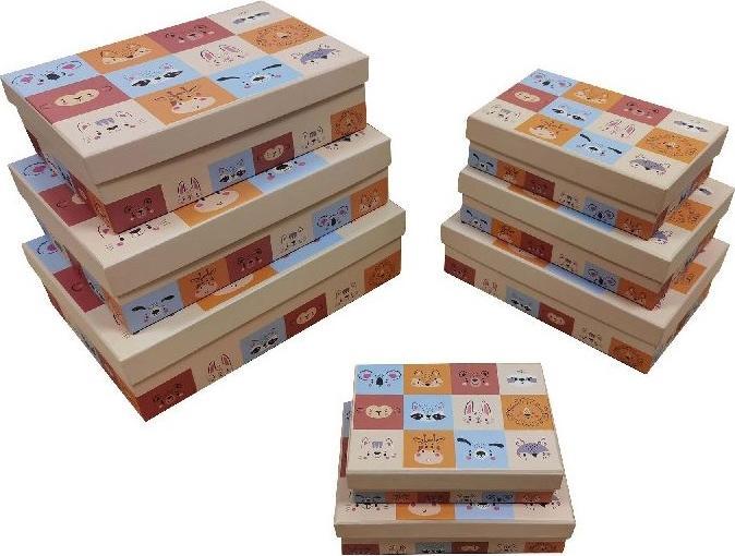 Produktbild PBS Austria Geschenkkarton Set 8er Babymotive Tiere (Geschenkbox, 8 x)