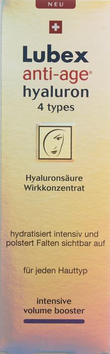 Actual product image Lubex anti-age Hyaluron 4 types (30 ml)