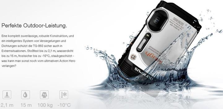 Actual product image Olympus Tough TG-860 (1/2,3'')