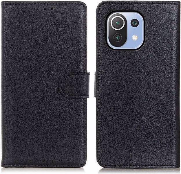 Actual product image MU Classic Litchi Leather Bookcover Series (Xiaomi 11 Lite 5G NE)