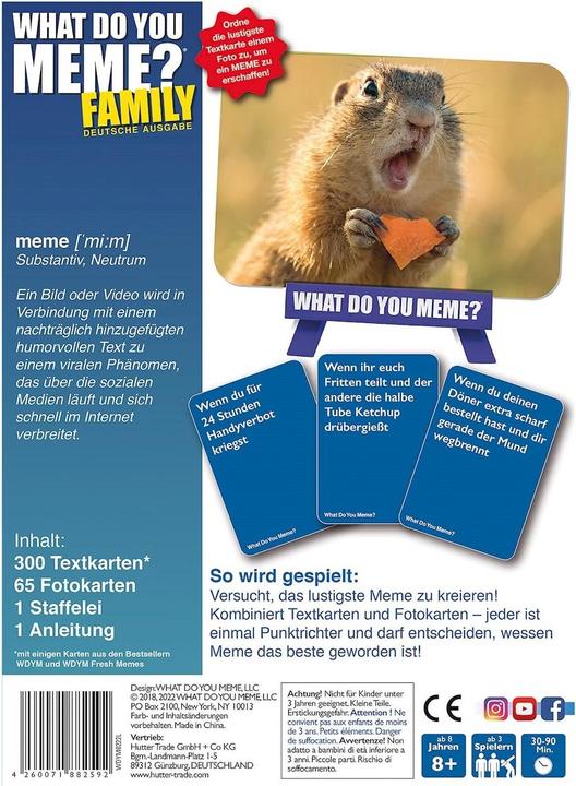 Produktbild What Do You Meme Familien Edition (Deutsch)