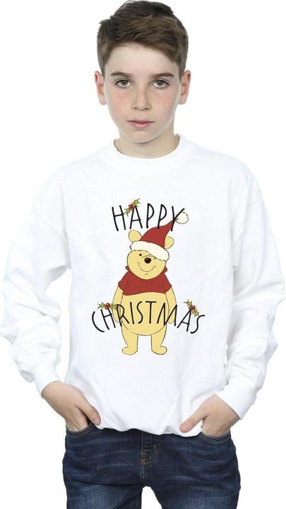 Produktbild Disney Winnie The Pooh Happy Christmas Holly Sweatshirt Jungen (152, 158)