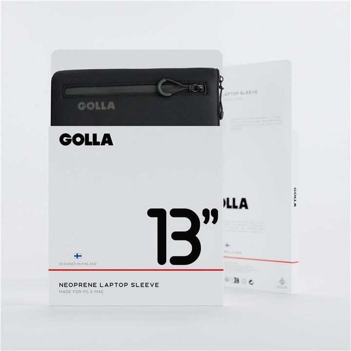Actual product image Golla Set of backpack and laptop sleeve 13 inch, Black