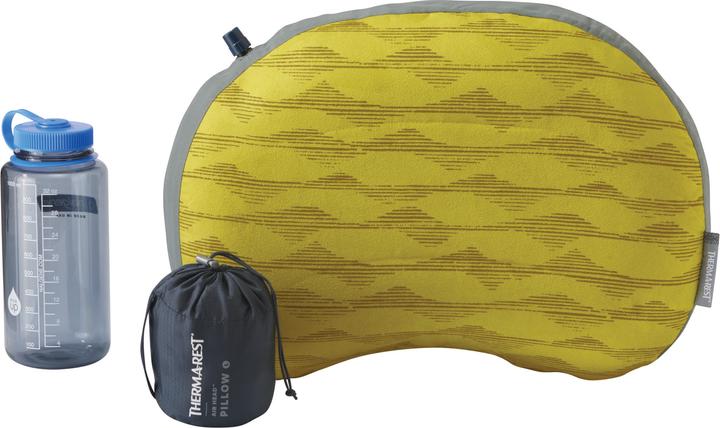 Actual product image Therm-a-Rest Airhead Lrg Yellow Mountains (Head & neck pillow)