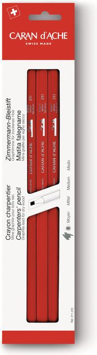 Caran d'Ache Crayon Zimmermann sous blister (HB, 3 x)