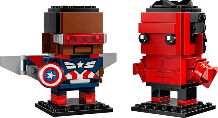 Image du produit LEGO BrickHeadz Super Heroes Captain America & Red Hulk (40668, LEGO Brickheadz)