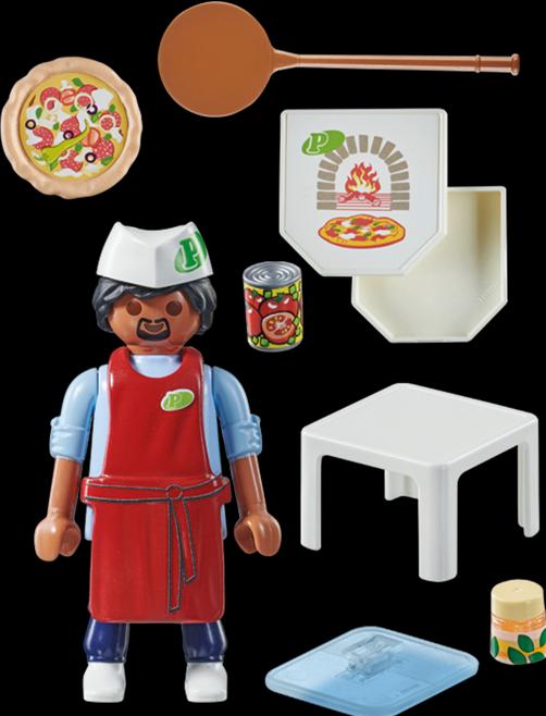 Produktbild Playmobil Pizzabäcker (71161, Playmobil Figures)