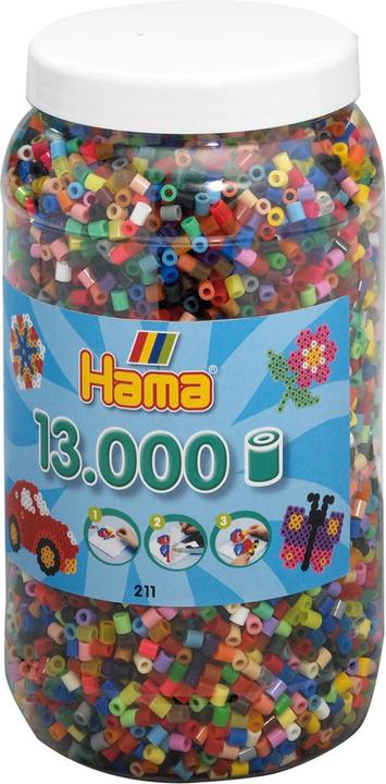 Productafbeelding Hama Perlen Strijkkralen in Pot - Mix (068), 13.000st.