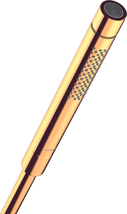 Produktbild hansgrohe Stabhandbrause 2jet AXOR STARCK X DN 15 polished gold optic (2 Strahlarten, 16 l/min)