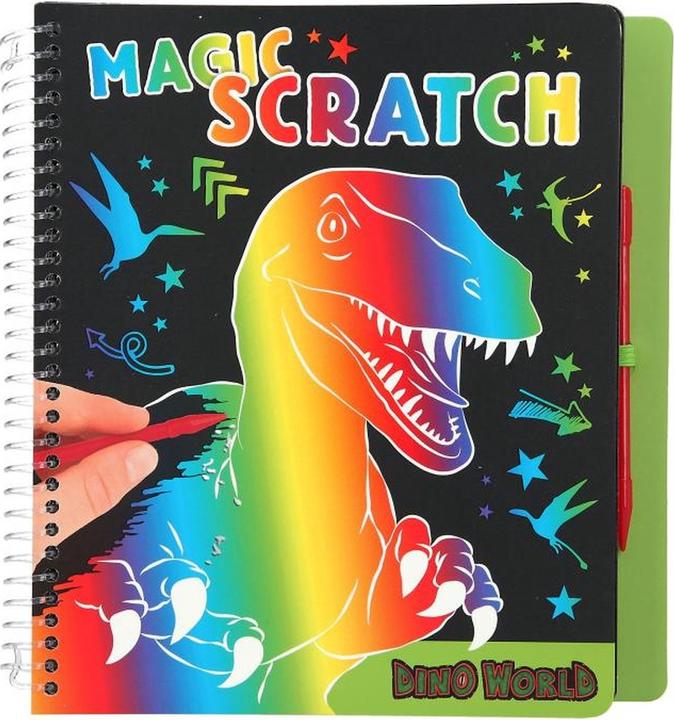 Actual product image Depesche Dino World- Magic Scratch Colouring Book
