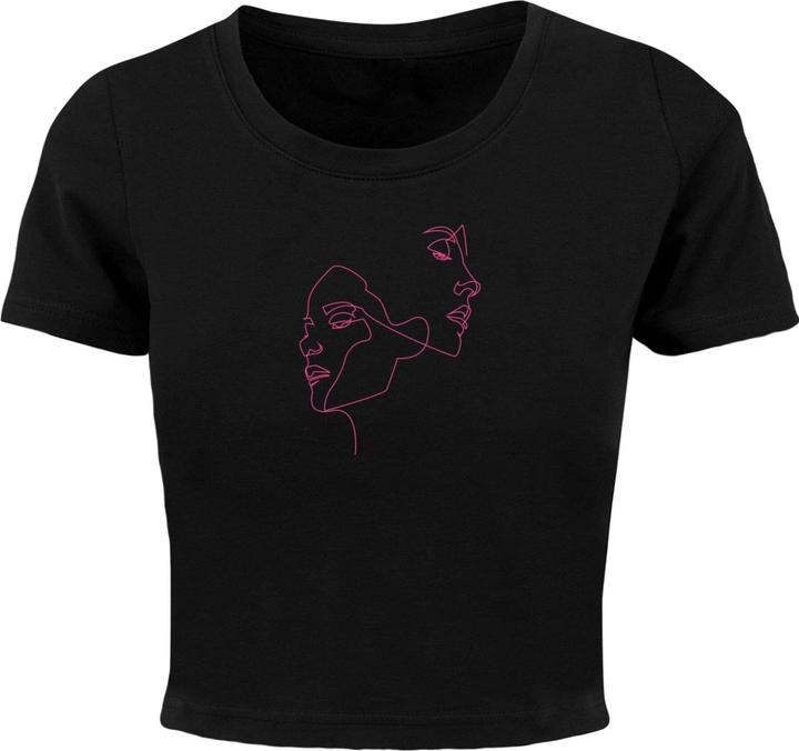 Mister Tee MisterTee Ladies One Line Cropped Tee - 186113