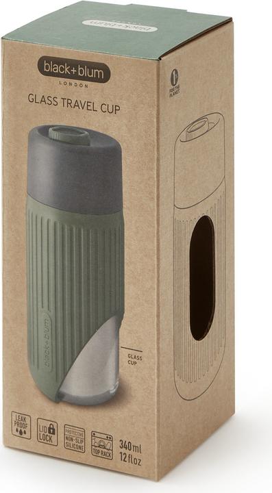 Image du produit Black + Blum Travel Cup Glass - Mug de voyage en verre (0.34 l)