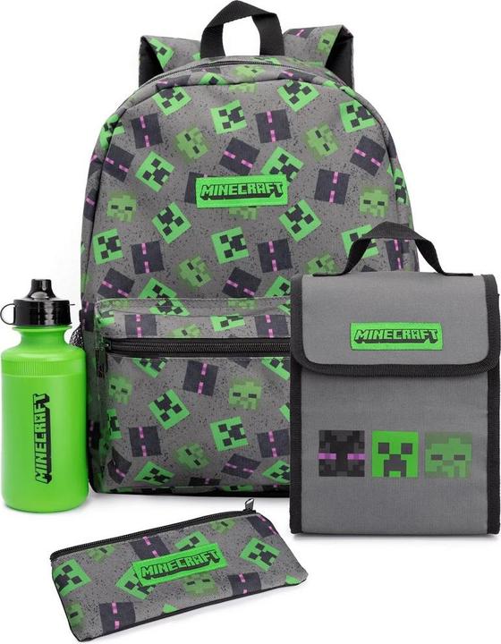 Immagine prodotto Minecraft Set di borse e zaini per il pranzo 4Pack