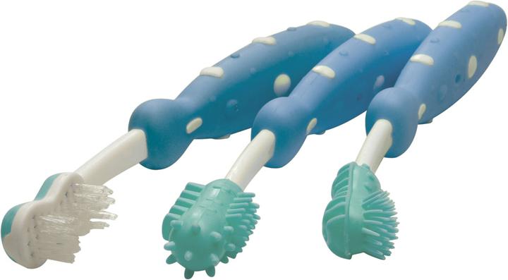 Produktbild Nuby Zahnputztrainer 3er Set (Weich, 3 x)