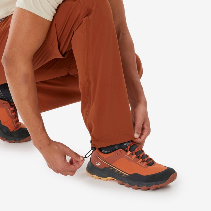 Image du produit Quechua Pantalon modulable de randonnée homme, MH500 MARRON (L)