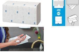 Actual product image Tork Towel Sheet Towel Sheet Xpress H2 21,3x24x8 cm Nature,21 rl/krt (21 x)