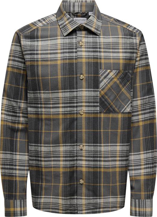 Only & Sons Normal geschnitten Hemdkragen Hemd Hemd