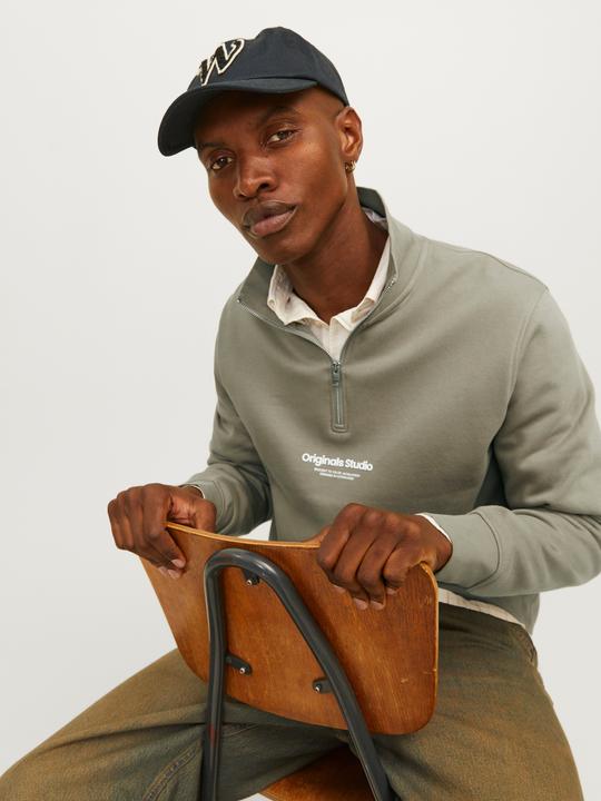 Actual product image Jack & Jones Text Sweatshirt with half zip Sweatshirt with half zip (XS)