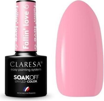 Claresa Fallin Love UV-Nagellack 5ml - 6er-Pack (Rosa, Farblack)