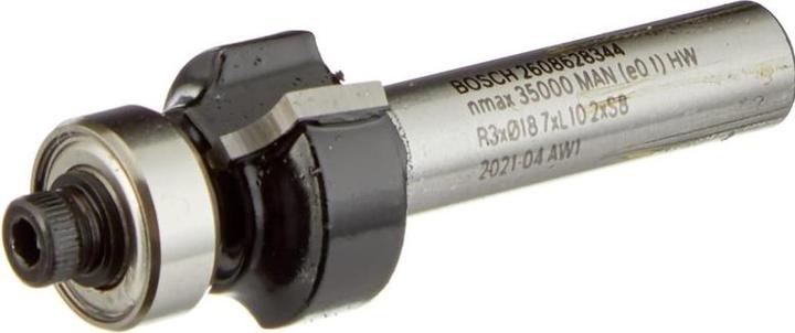 Actual product image Bosch Professional Zubehör Rounding cutter, 8 mm, R1 3 mm, L 10.2 mm, G 53 mm