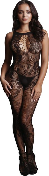 Image du produit Le Désir Criss Cross Neck Bodystocking - O/S (Taille unique)